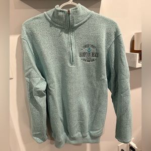 Hampton beach 3/4 zip crew neck sweater